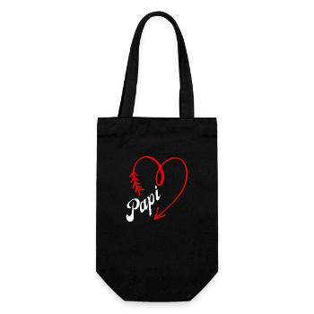papi cœur - Sac à bouteille - noir - Devant