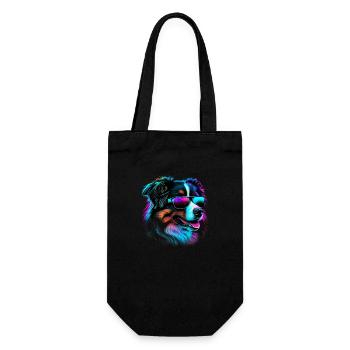 Australian Shepherd Dogs Australian Shepherds - Gift Bag for Bottles - black - Front