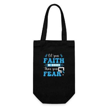 Colon Cancer Warrior - Gift Bag for Bottles - black - Front