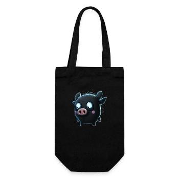 pig b - Sac à bouteille - noir - Devant