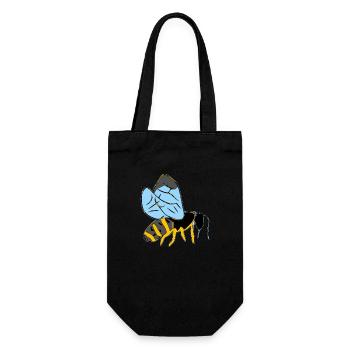 Jika l'abeille - Sac à bouteille - noir - Devant