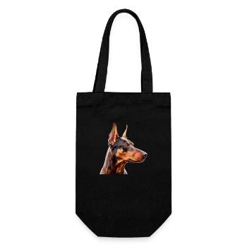 Le doberman - Sac à bouteille - noir - Devant
