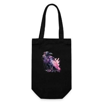 Raven - Gift Bag for Bottles - black - Front