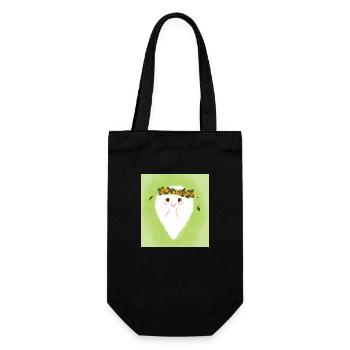 Flower Child - Gift Bag for Bottles - black - Front