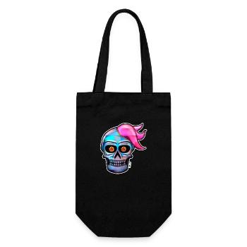 Octopunk - Gift Bag for Bottles - black - Front