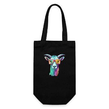 Biki la chèvre - Sac à bouteille - noir - Devant