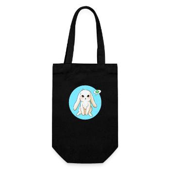 Hare - Gift Bag for Bottles - black - Front