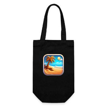 Summer Icon - Gift Bag for Bottles - black - Front