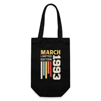 Mars 1993 - Cadeau anniversaire Mars 1993 Mars - Sac à bouteille - noir - Devant