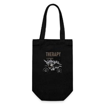 Dirtbike Cool Motorcycle For Motorcycle Lovers - Gift Bag for Bottles - black - Front
