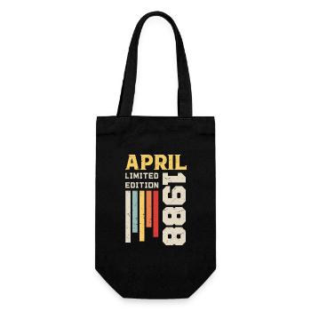 Avril 1988 - Cadeau anniversaire Avril 1988 Avril - Sac à bouteille - noir - Devant