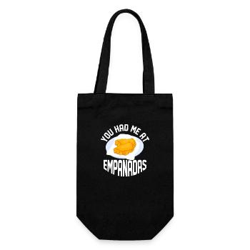 Vous m’avez eu à Empanadas Nourriture Dessert Latin Pâtisserie - Sac à bouteille - noir - Devant