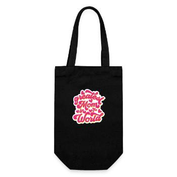 La plus grande maman du monde - Sac à bouteille - noir - Devant