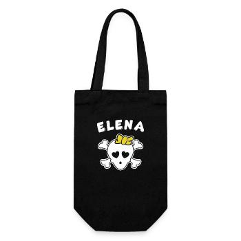 Pirate Elena Design pour les filles et les femmes - Sac à bouteille - noir - Devant