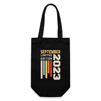Septembre 2023 Cadeau anniversaire Septembre 2023 - Sac à bouteille - noir - Devant
