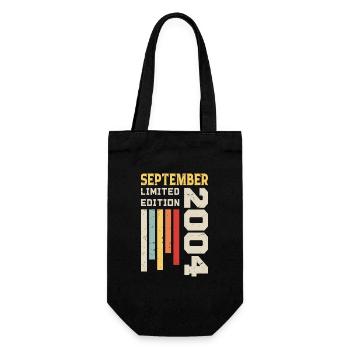 September 2004 Birthday Gift September 2004 - Gift Bag for Bottles - black - Front