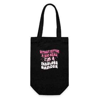 Without getting a big head i'm a fabulous Dancer - Sac à bouteille - noir - Devant