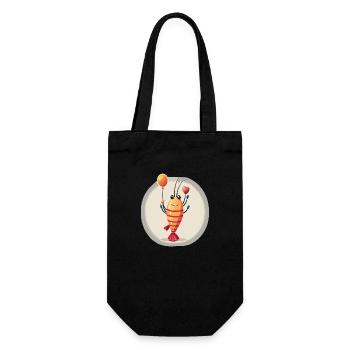 shrimp - Gift Bag for Bottles - black - Front