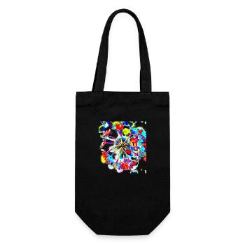 T-Shirt fleuri coloré, chemise tendance, Cool, A733464 - Sac à bouteille - noir - Devant