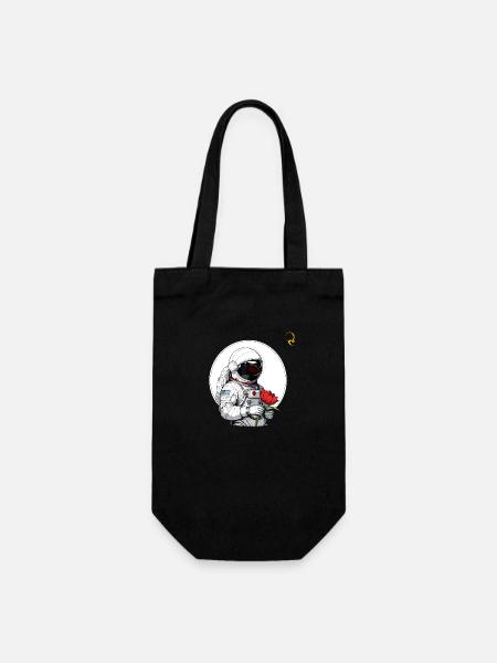 ASTRONAUTE ET TULIPE - Sac à bouteille - noir