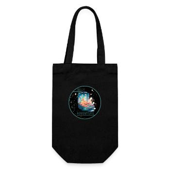 Jelly Adventure - imprimé méduse tendance - Sac à bouteille - noir - Devant