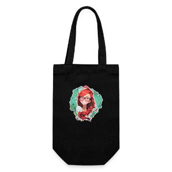 Madame Soline petite chipie - Sac à bouteille - noir - Devant
