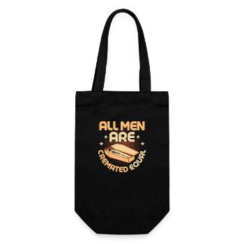 All Men Are Cremated Equal Mortician Mortuary - Gift Bag for Bottles - black - Front