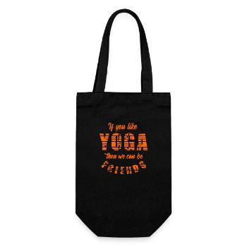 Si vous aimez le yoga, vous pouvez être mon ami. - Sac à bouteille - noir - Devant