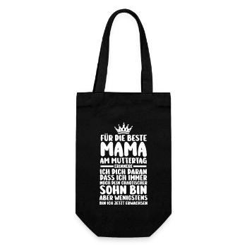 Maman Fête des mères Maman - Sac à bouteille - noir - Devant