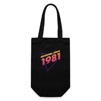 Rétro - Awesome since 1981 - Sac à bouteille - noir - Devant