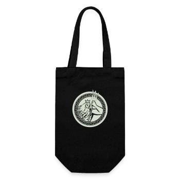 poseidon triton - Geschenkbeutel für Flaschen - Schwarz - Vorne
