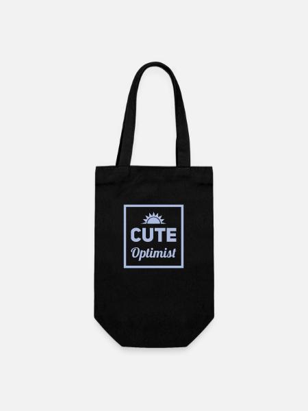 Funny Sayings BABY - Gift Bag for Bottles - black