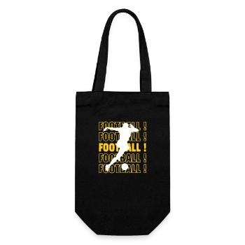 Football footballeur foot - Sac à bouteille - noir - Devant