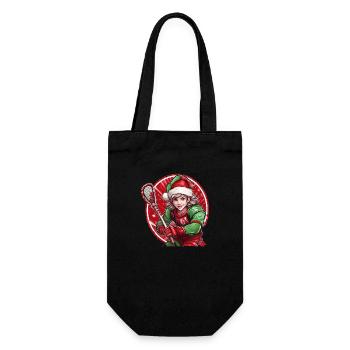 Crosse des elfes de Noël - Sac à bouteille - noir - Devant