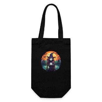 Gruseliges Halloween-partykostüm Hexe - Gift Bag for Bottles - black - Front