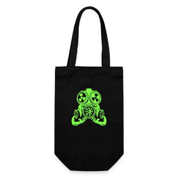 gasmaske - Geschenkbeutel für Flaschen - Schwarz - Vorne