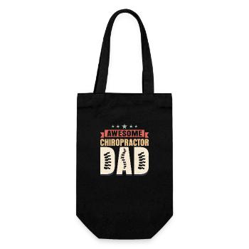 Génial Chiropraticien Papa Chiropratique Physique Le - Sac à bouteille - noir - Devant