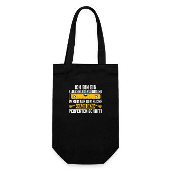 Tile Laying Training Apprentice Auzbi Tile Laying - Gift Bag for Bottles - black - Front