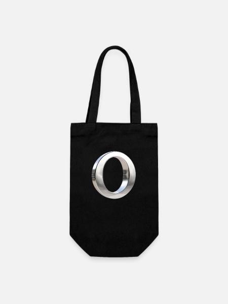 Chrome ,, O " Métallisé - Sac à bouteille - noir