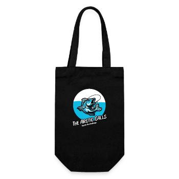 The Arctic Calls Reel in the Challenge - Gift Bag for Bottles - black - Front