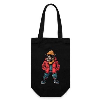 Mode d’hiver chameau - Sac à bouteille - noir - Devant