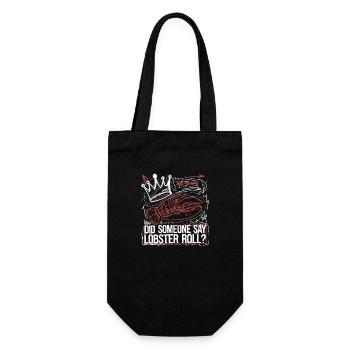 Für echte Lobster-Fans - Geschenkbeutel für Flaschen - Schwarz - Vorne