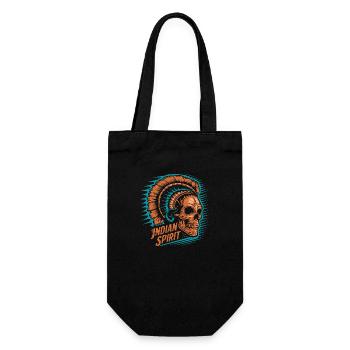 Indian spirit - Gift Bag for Bottles - black - Front