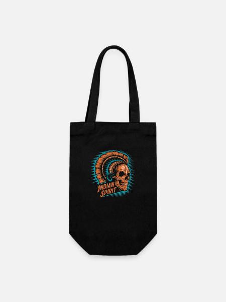 Indian spirit - Gift Bag for Bottles - black