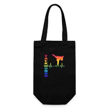 Taekwondo Taekwondo-korean-martial-arts poomsae - Gift Bag for Bottles - black - Front