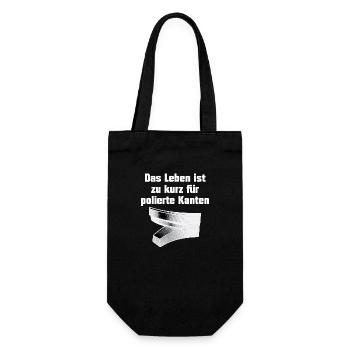 Polished Edges Watch Collector Nerd vs Polish - Gift Bag for Bottles - black - Front