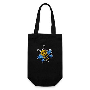 Cosmic Bee - Gift Bag for Bottles - black - Front