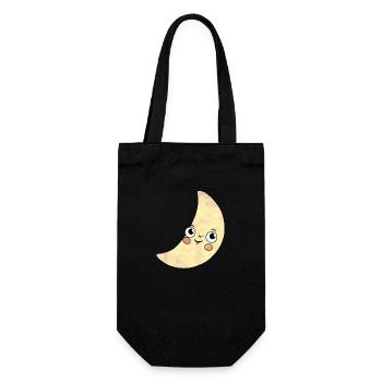 Cosmic Moon - Gift Bag for Bottles - black - Front