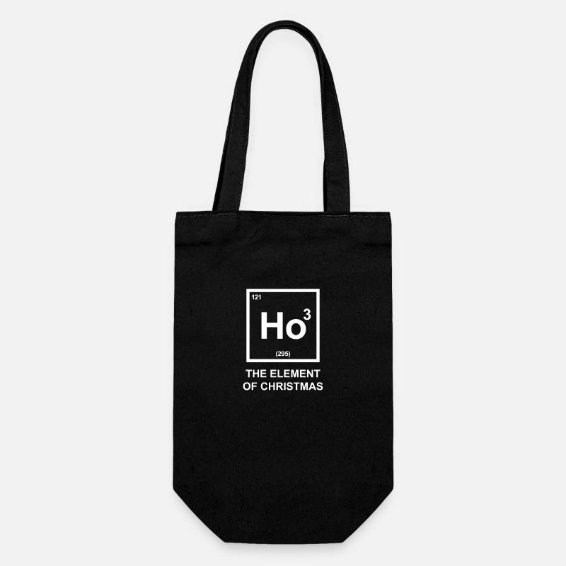 HO das Element der Weihnachten - Element - Geschenkbeutel für Flaschen - Schwarz