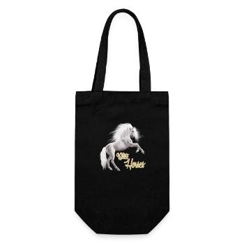 Cheval Blanc - Sac à bouteille - noir - Devant